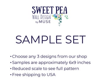 Peel & Stick Three Pack REMOVABLE SAMPLE WALLPAPER