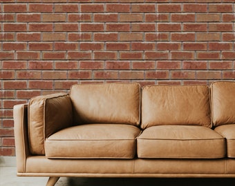 Red Brick Removable Wallpaper 685