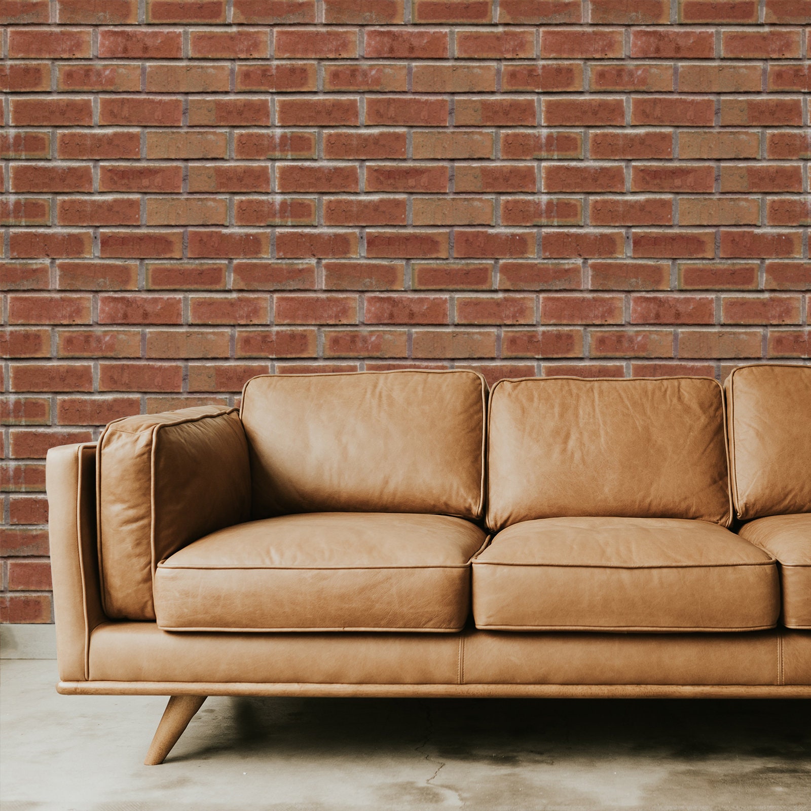 Red Brick Removable Wallpaper 685 Etsy