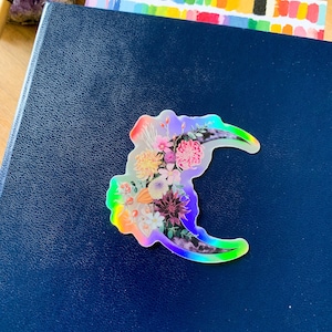 Stickers holographiques- Lune d’automne