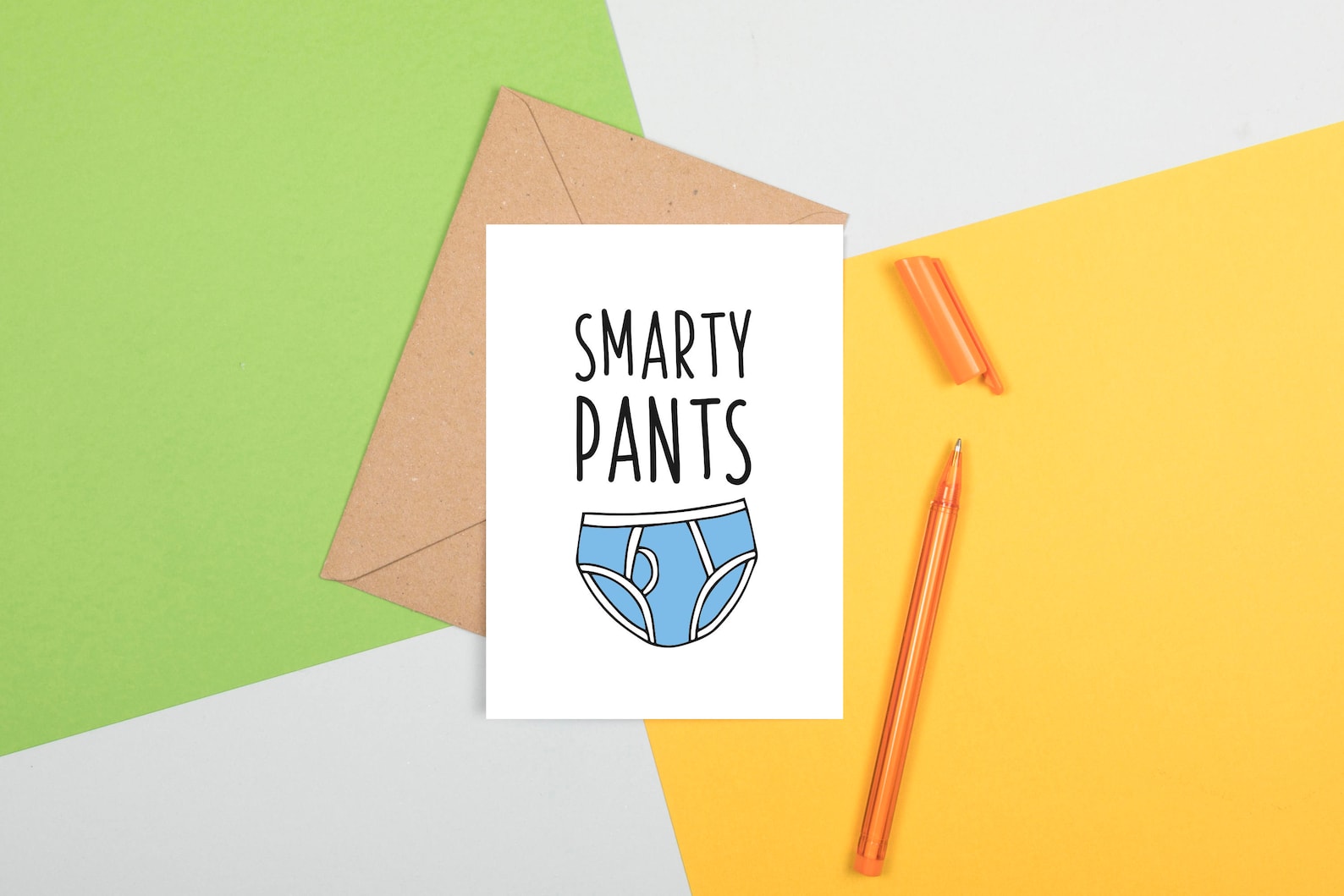 Funny Well Done Card Smarty Pants Card Funny Congrats Card Etsy