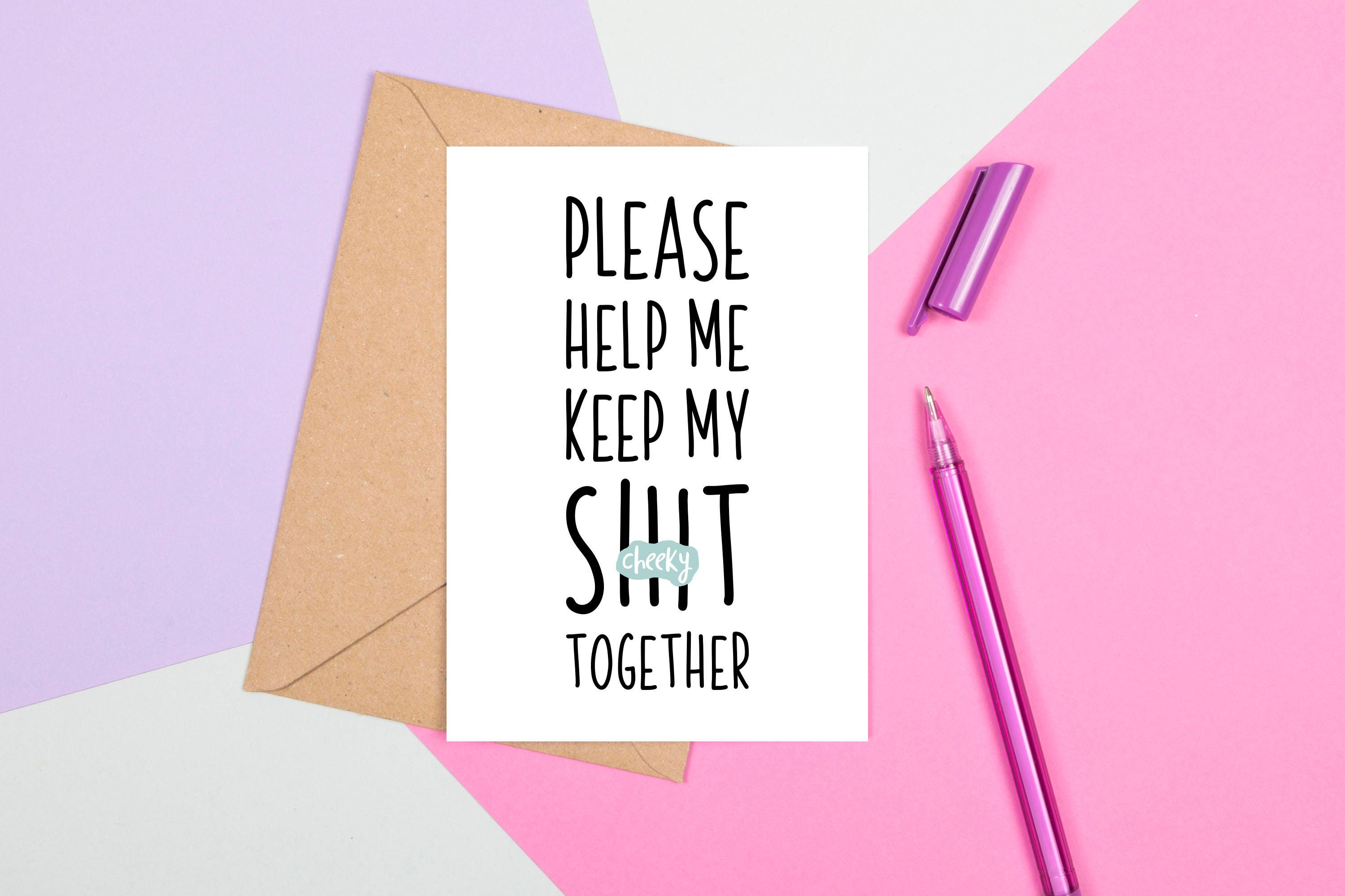 Please Help Me Keep My Shit Together Funny Bridesmaid - Etsy
