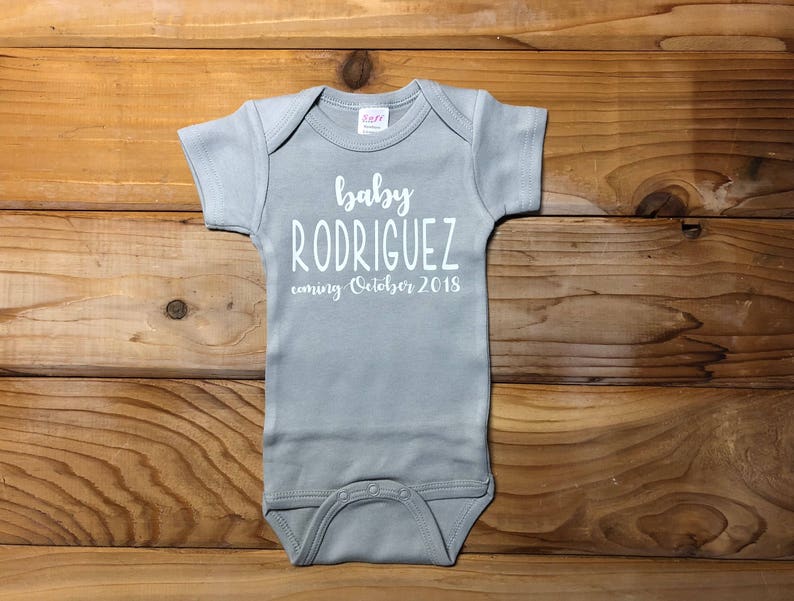 Personalized baby LAST NAME. Gender Neutral. Etsy