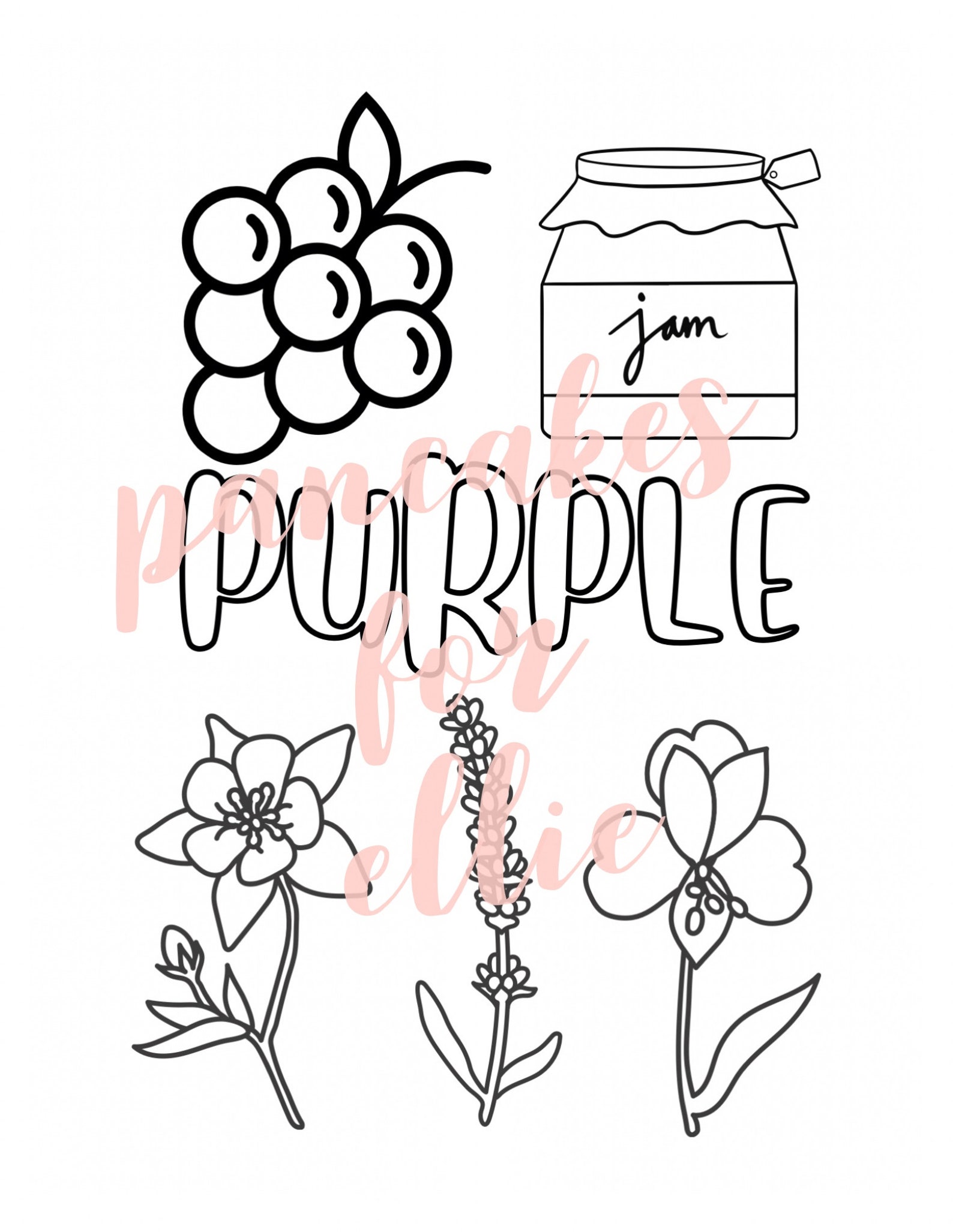 Printable Colors of the Rainbow | Etsy