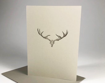 Blank Letterpress Cards: Skulls