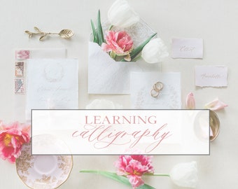 Beginner Modern Calligraphy Lesson: Video & Worksheets (PDF)