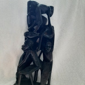 Makonde Ujamaa family tree of life sculpture