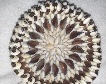 Vintage  cowrie shell bowl