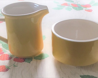 Vintage Creamer and Sugar Bowl