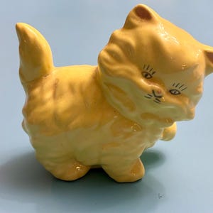 ガラス猫アート ヴィンテージガラス猫 ペーパーウェイト 置物 ペーパー