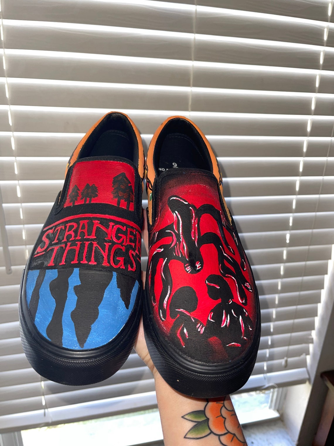 custom stranger things shoes