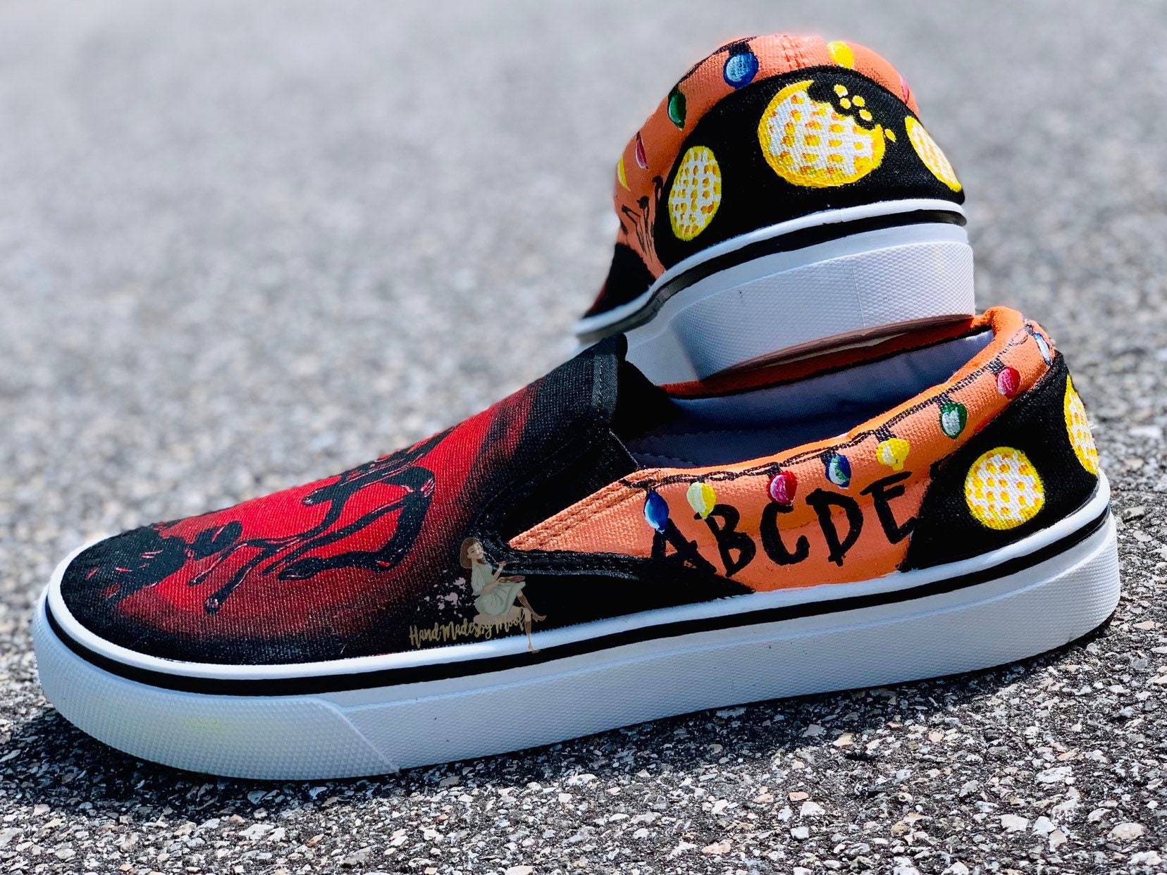 custom stranger things shoes