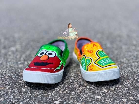 Elmo custom shoes best sale