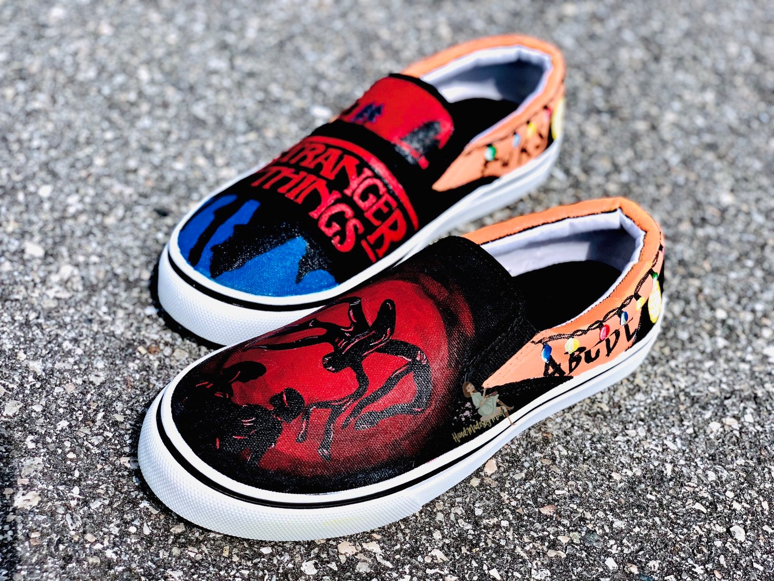 custom stranger things shoes