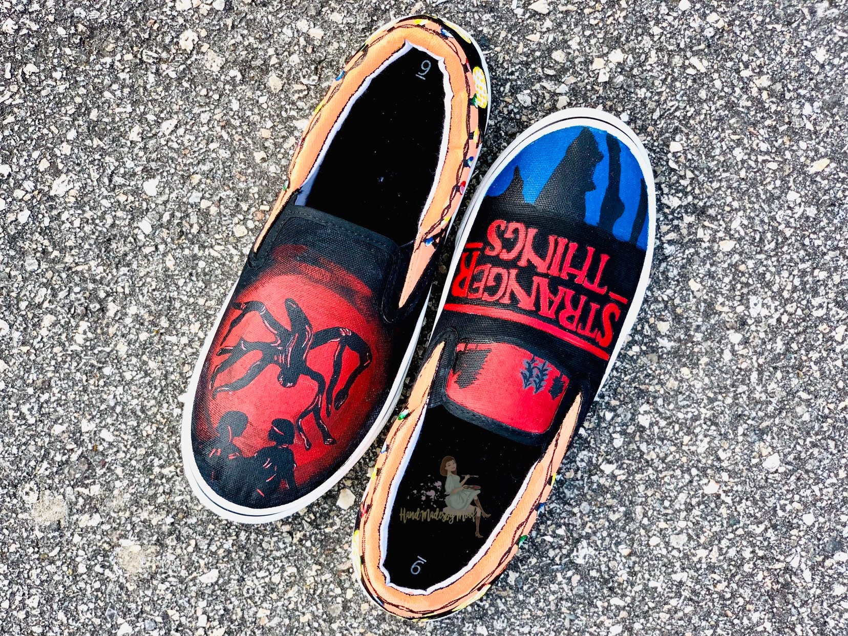 custom stranger things shoes