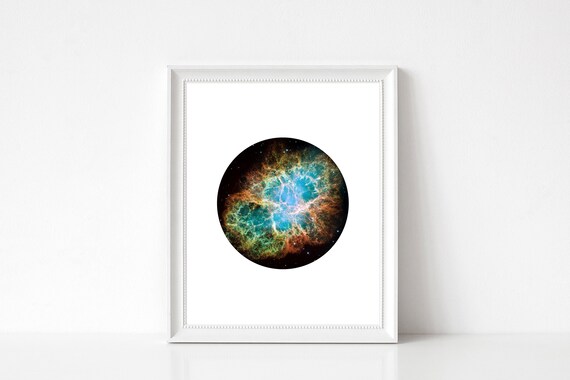 Crab Nebula Crab Nebula Print Crab Nebula Wall Art Nebula | Etsy
