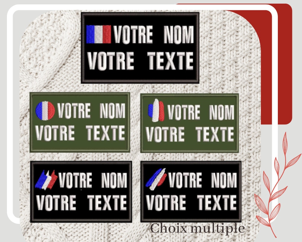 XPEX Patch velcro Écusson de nom militaire de broderie personnalisé, Bande  patronymique personnalisé,écussons de nom de motard de moto de cavalier de  rocker personnalisé : : Auto et Moto