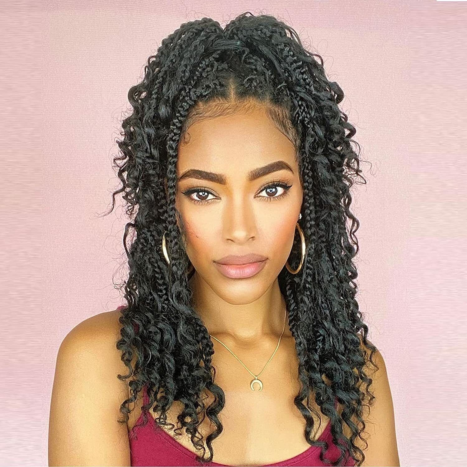 Faux Locs Crochet Hair Goddess Locs Crochet Hair 18 Inch | Etsy