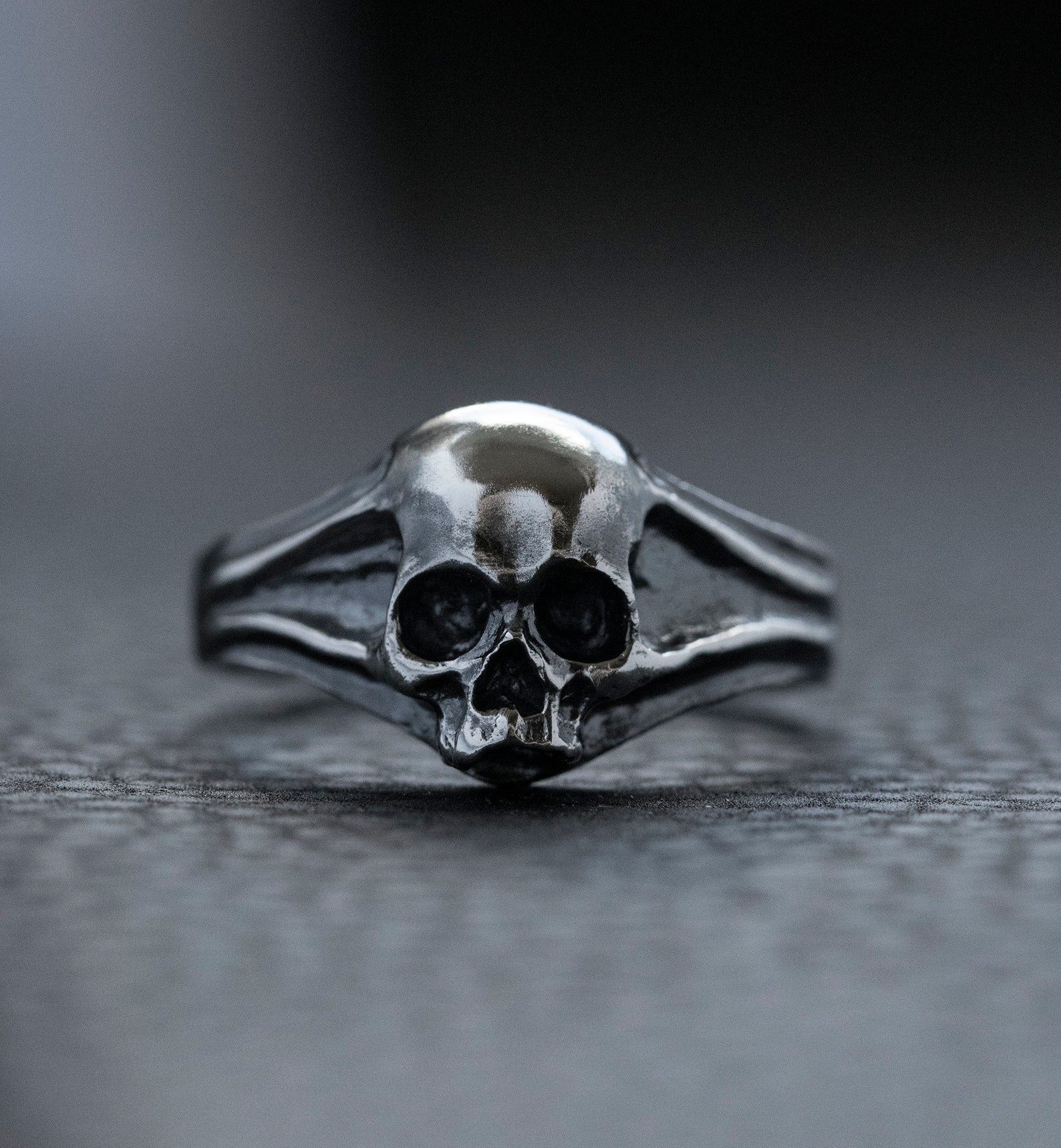 Skull Ring Men - Skull Ring Sterling Silver - Etsy
