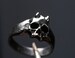Skull Devil Ring - Sterling Silver - Skull ring - Skull Jewelry