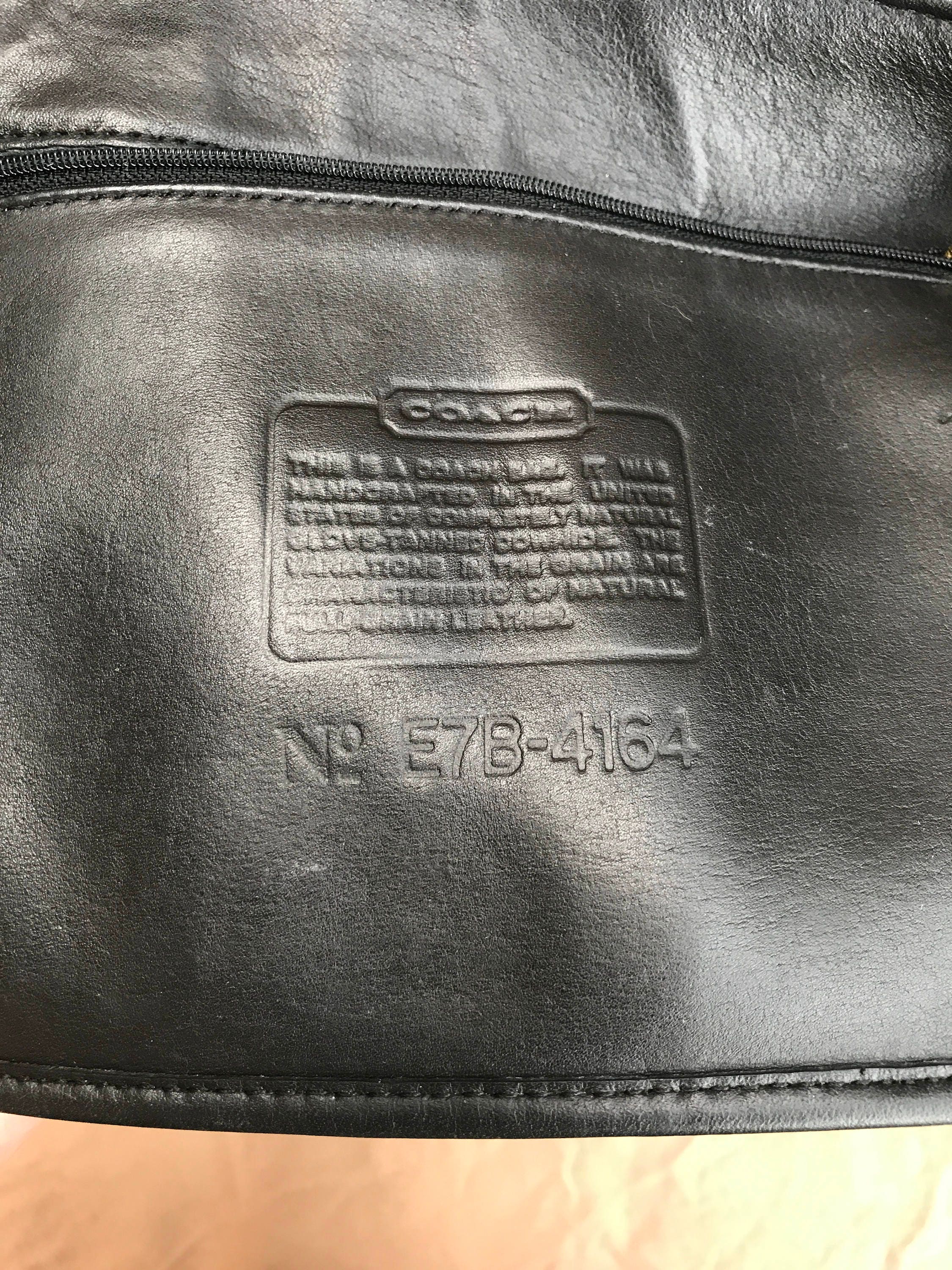 Coach Bag / Coach Shoulder Bag / Vintage Coach / Buckle Front Black