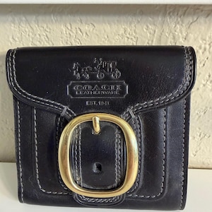Coach Buckle Wallet - Etsy