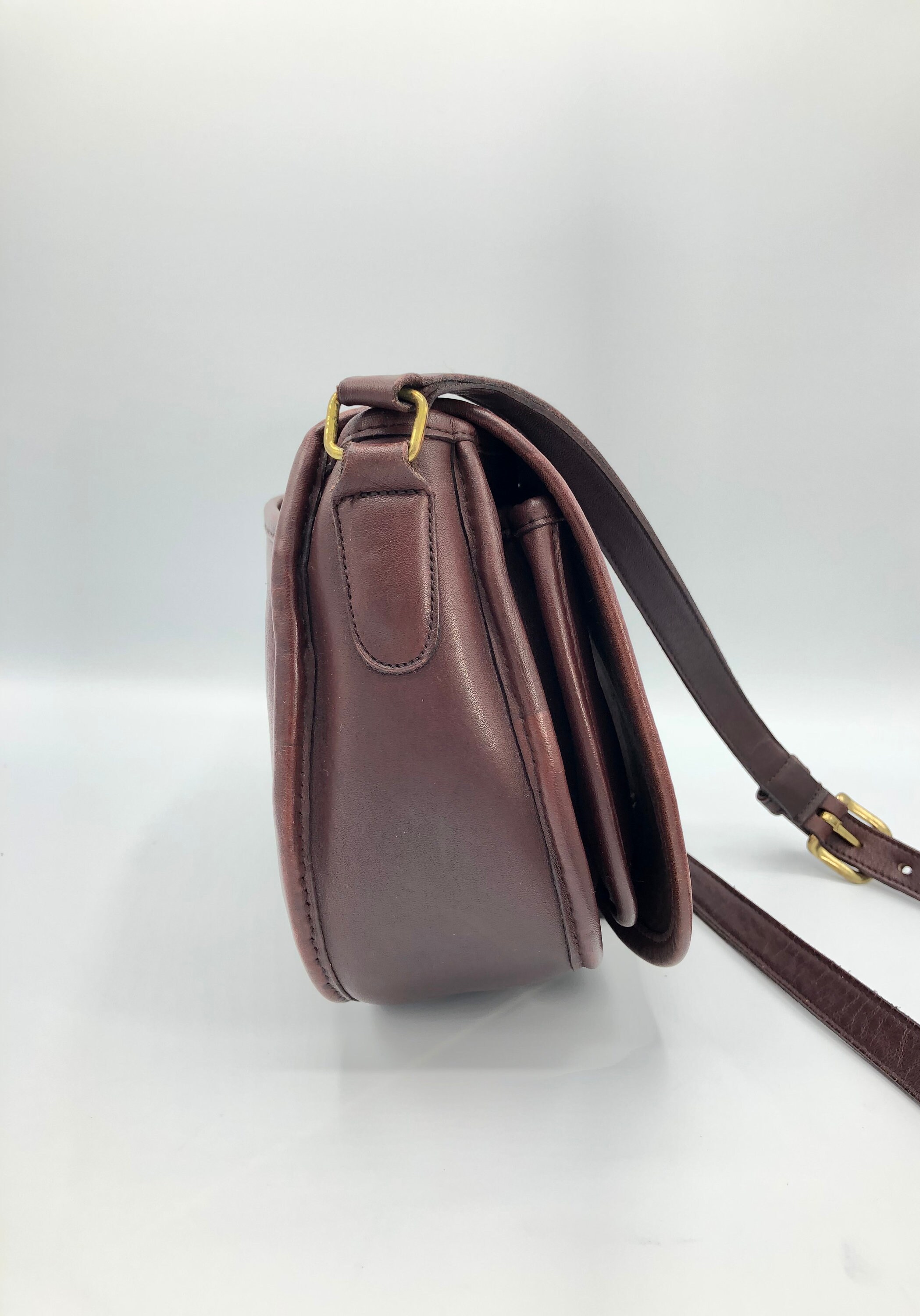 Vintage Coach Bag | Burgundy | 4016 | Saddle Bag