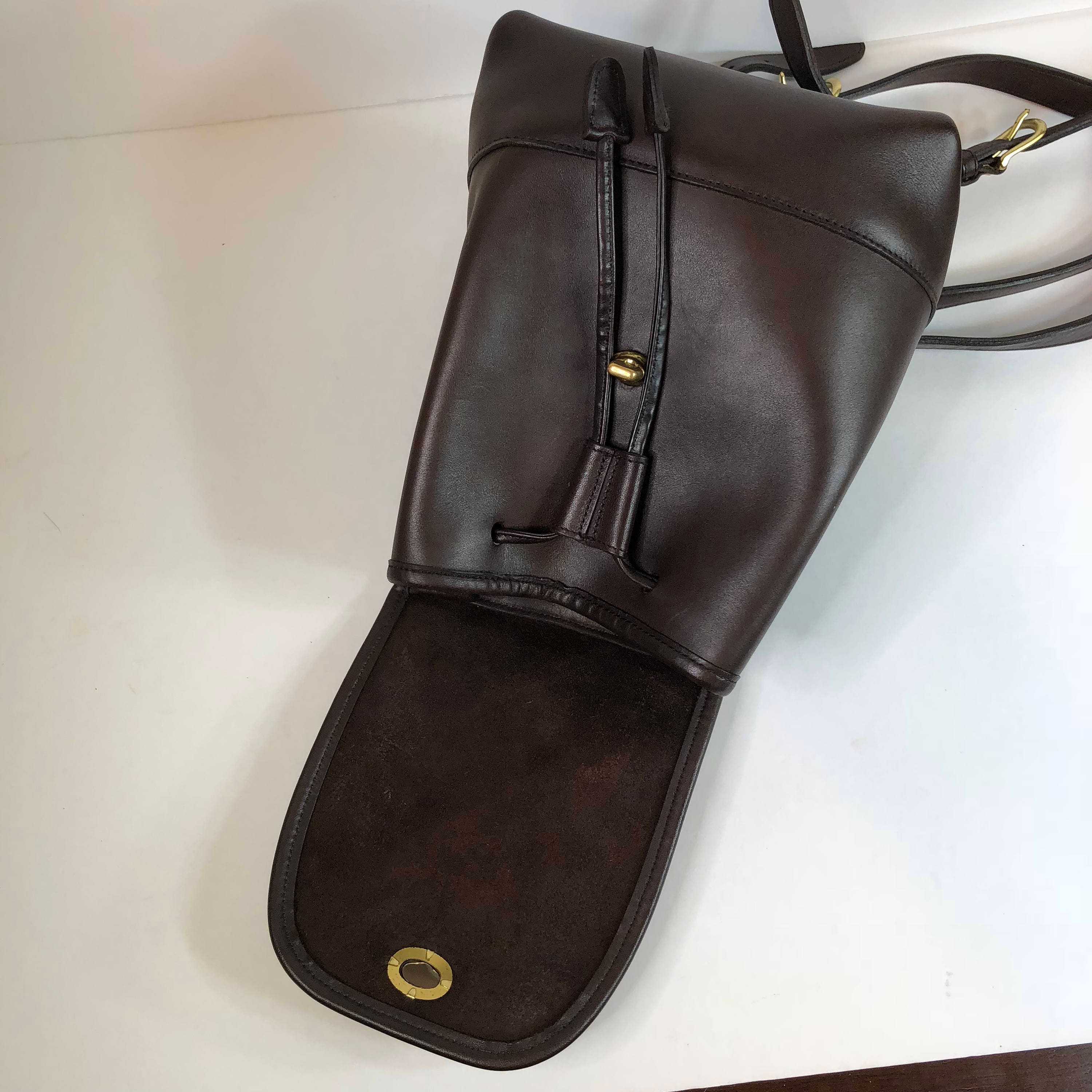 Vintage Coach Coach Backpack Mahogany Brown Made in U.S. 9860