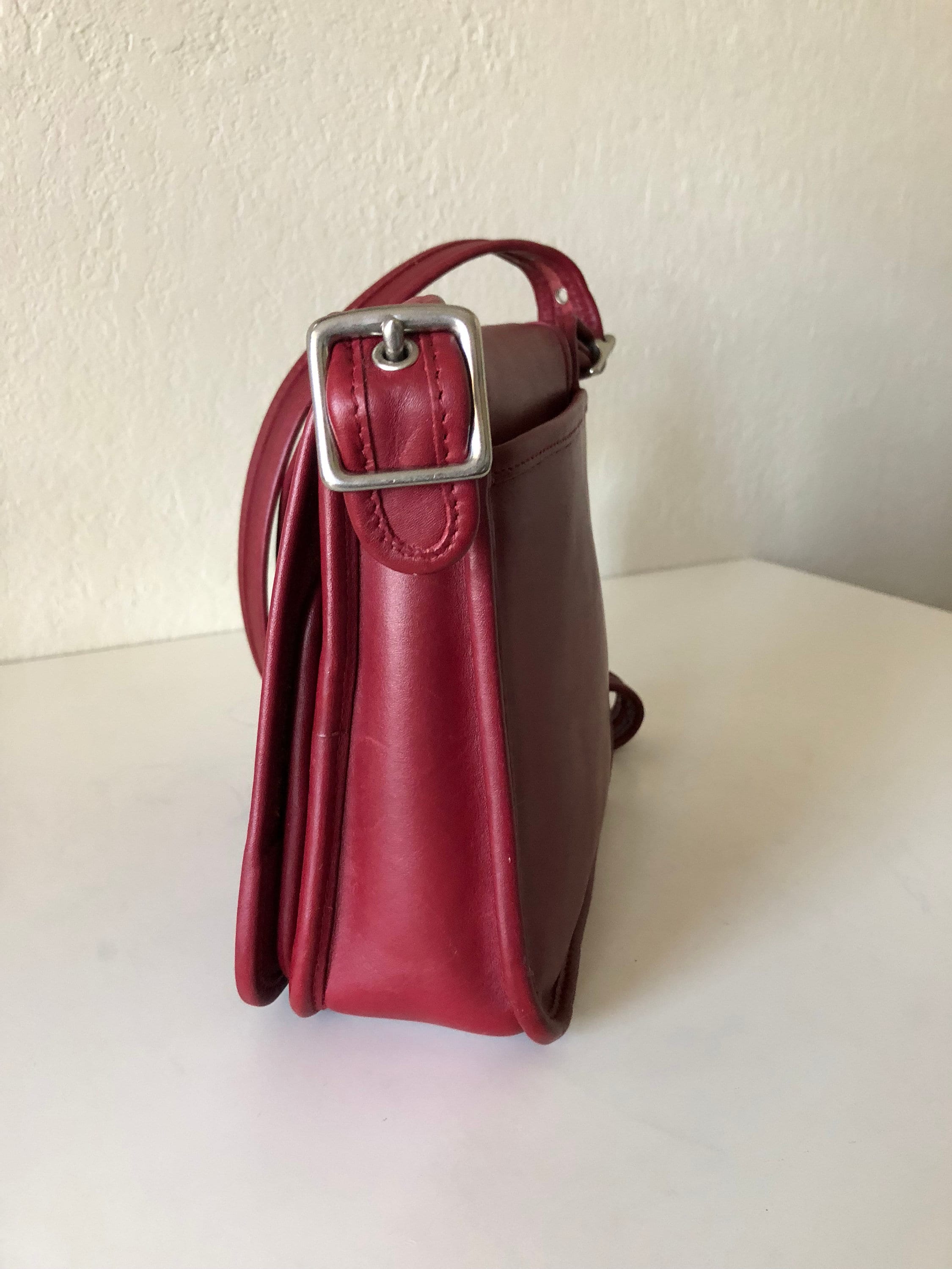 Coach | Bags | Red Cloth And Leather Small Coach Purse New Without Tags  Excellent Condition | Poshmark