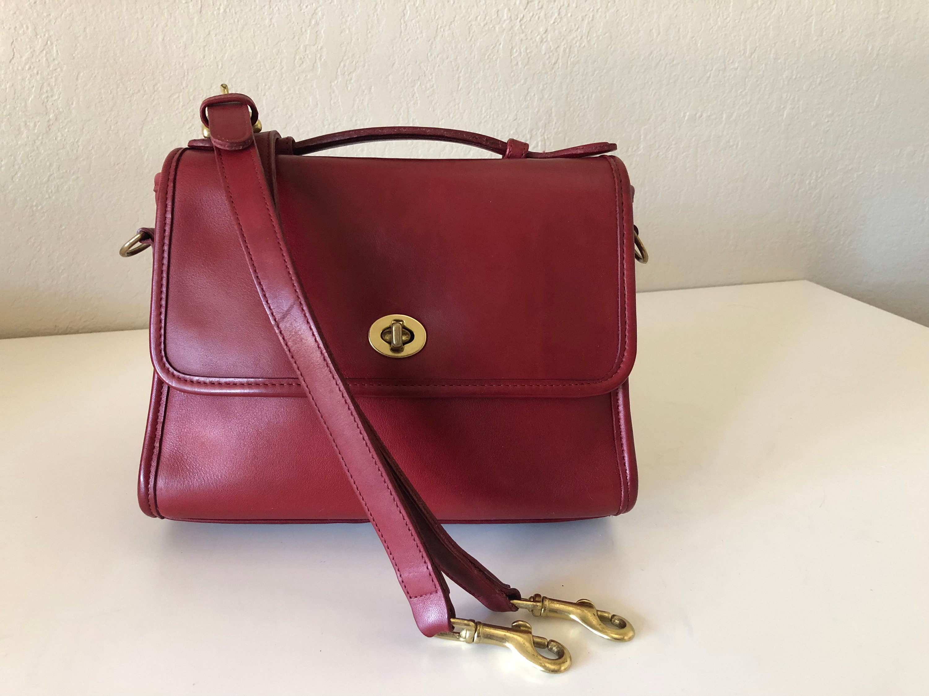 Vintage Coach | Coach Court | Coach Bag | Red | 9870