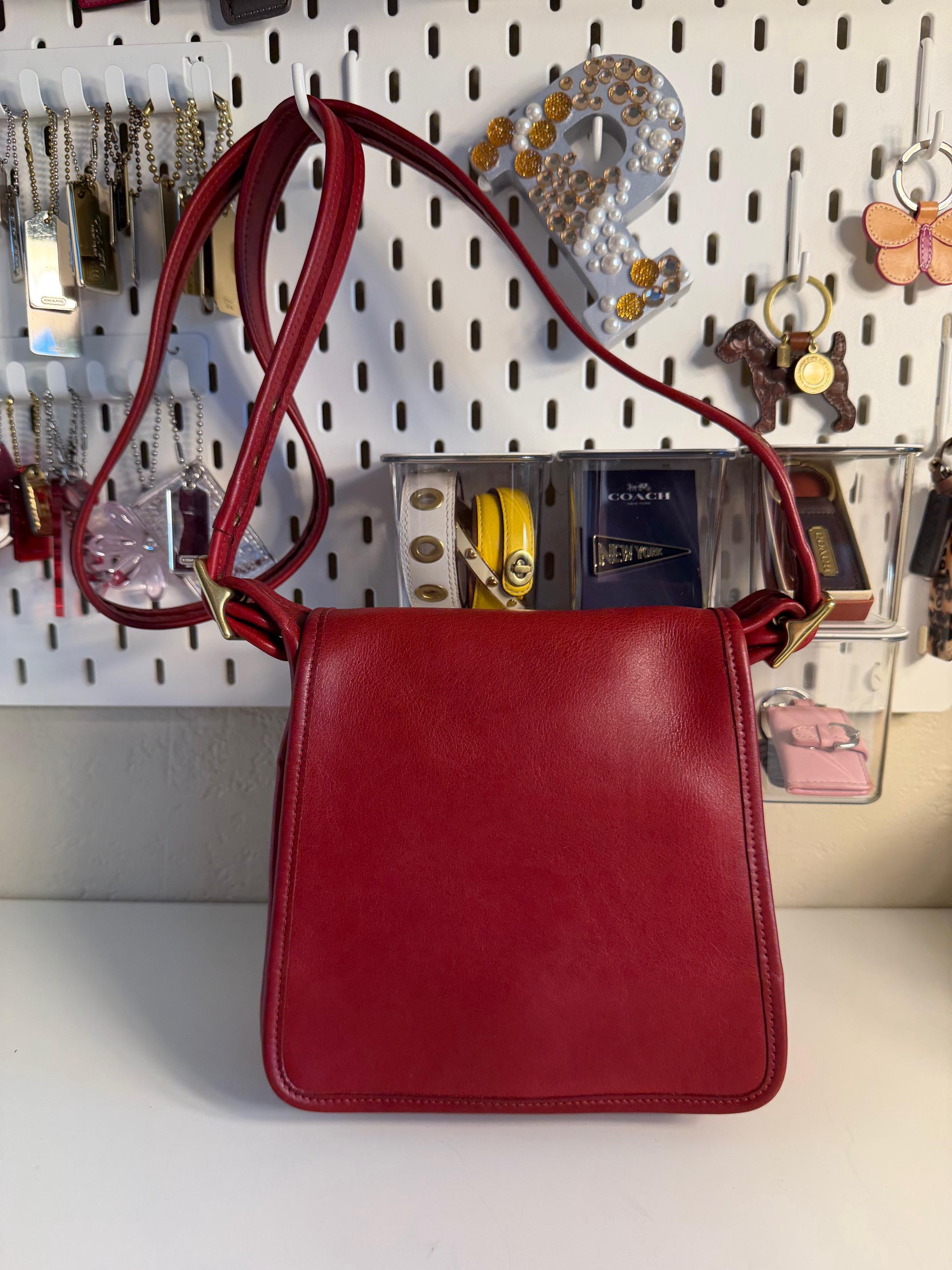 バッグ RARE COACH ERGO LEATHER TOTE BAG RED Coach Ergo Red - Etsy UK