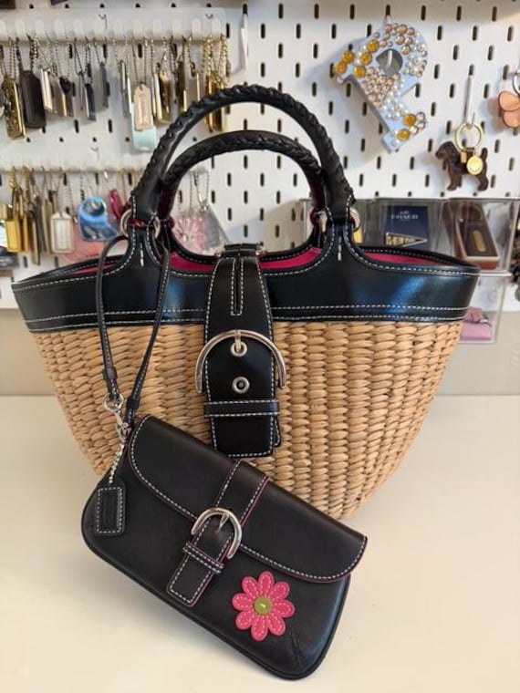 RARE Vintage Coach Large Satchel With Wristlet | 6270 | Set NOT