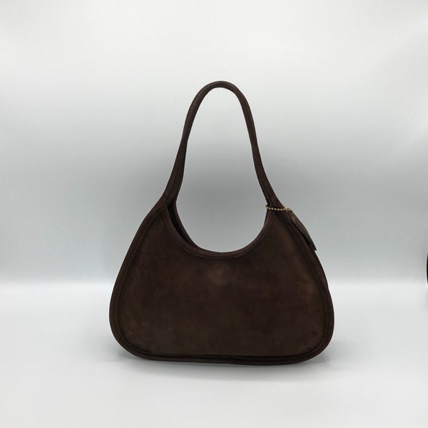 Vintage Coach Mini Ergo | Dark Chocolate Brown Nubuck | 4399