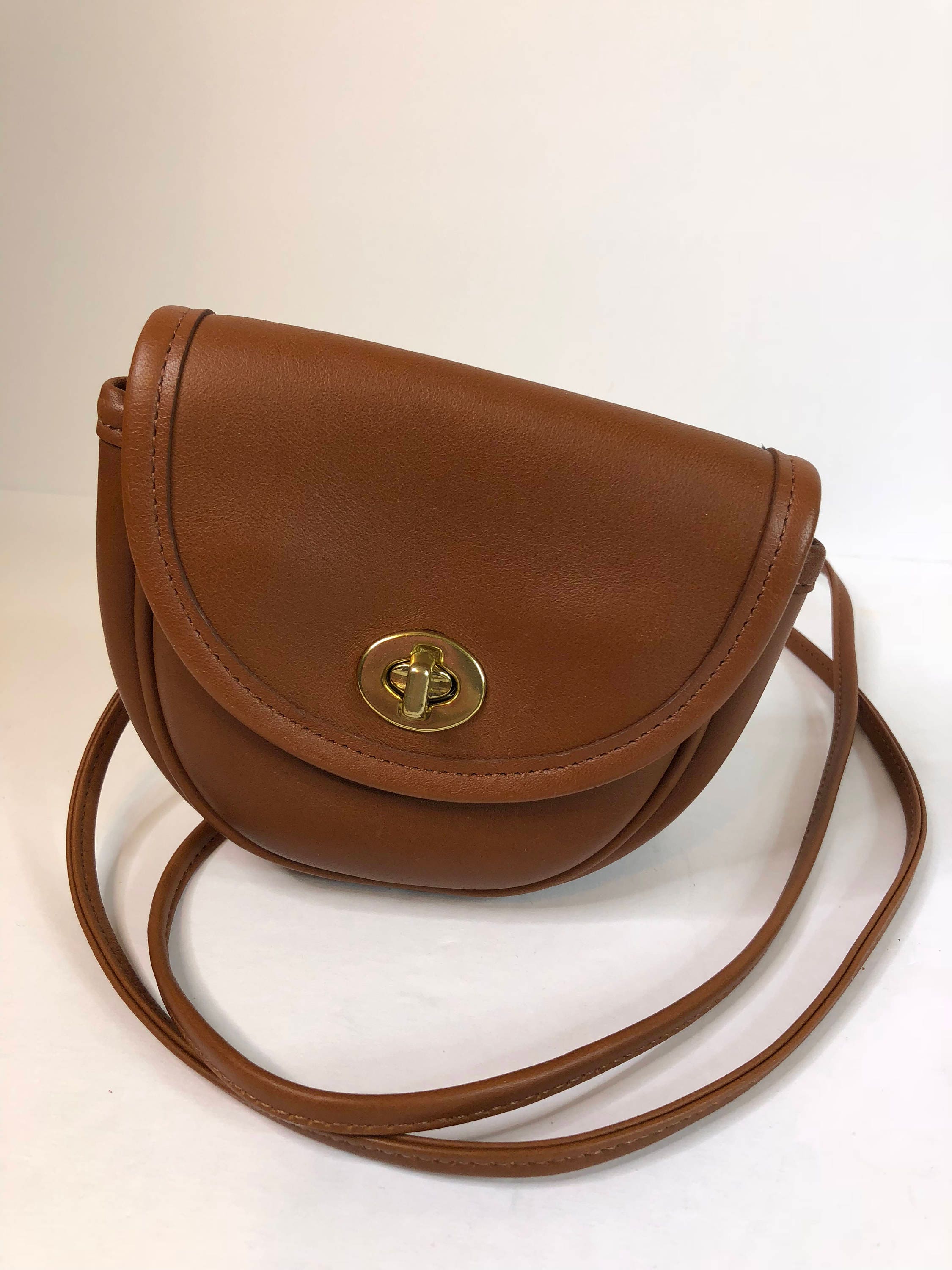 brown coach mini bag