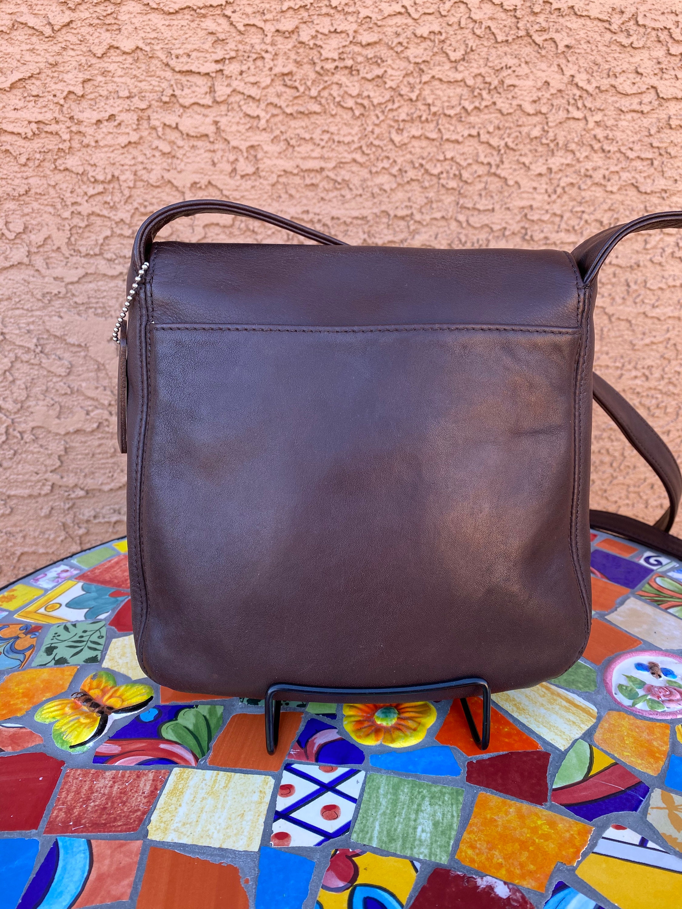 Vintage Coach Coach Bag Made in Italy 4185 Mahagony