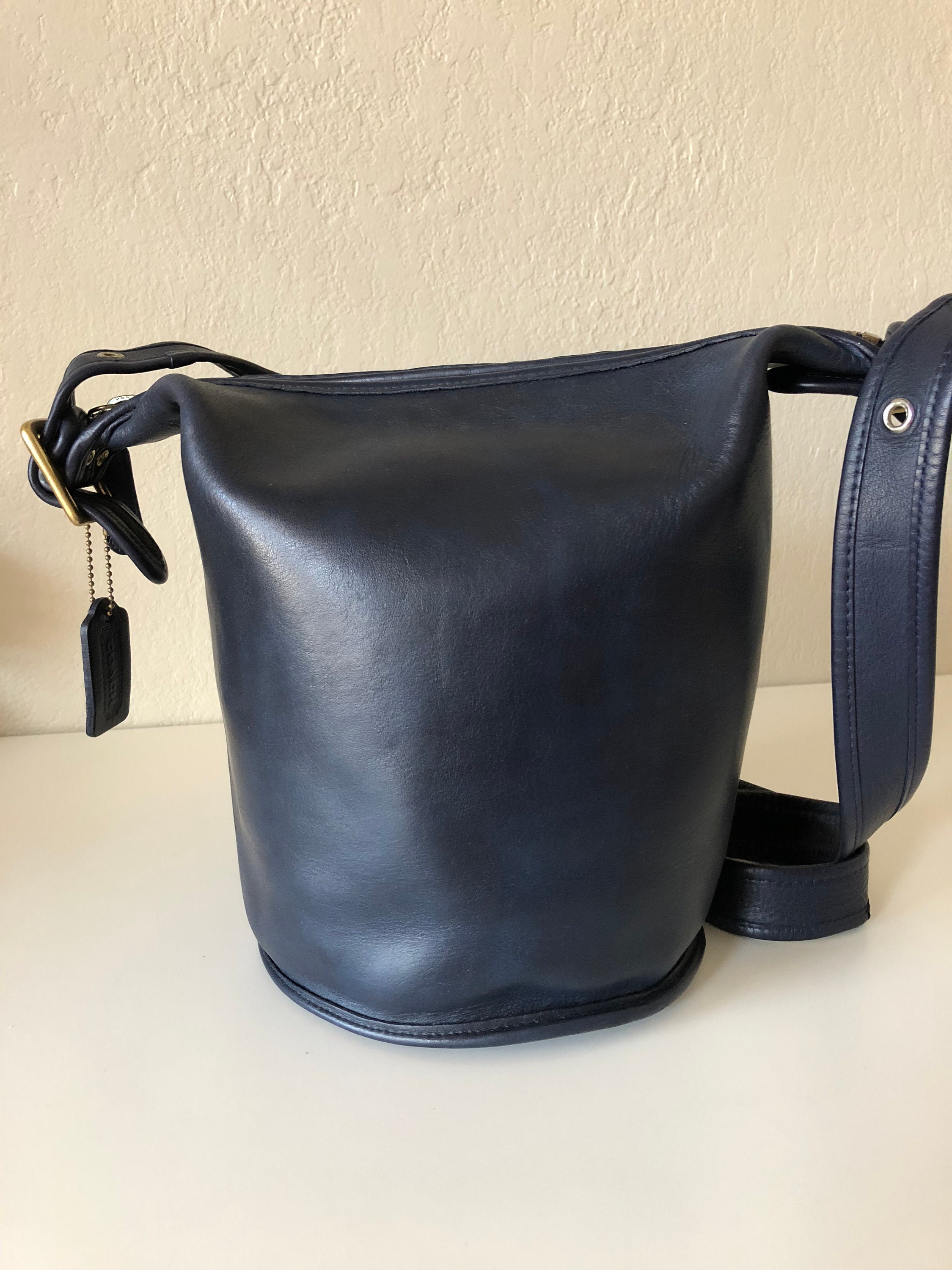 Vintage 90s COACH 9085 Bonnie Cashin XL Leather Duffle