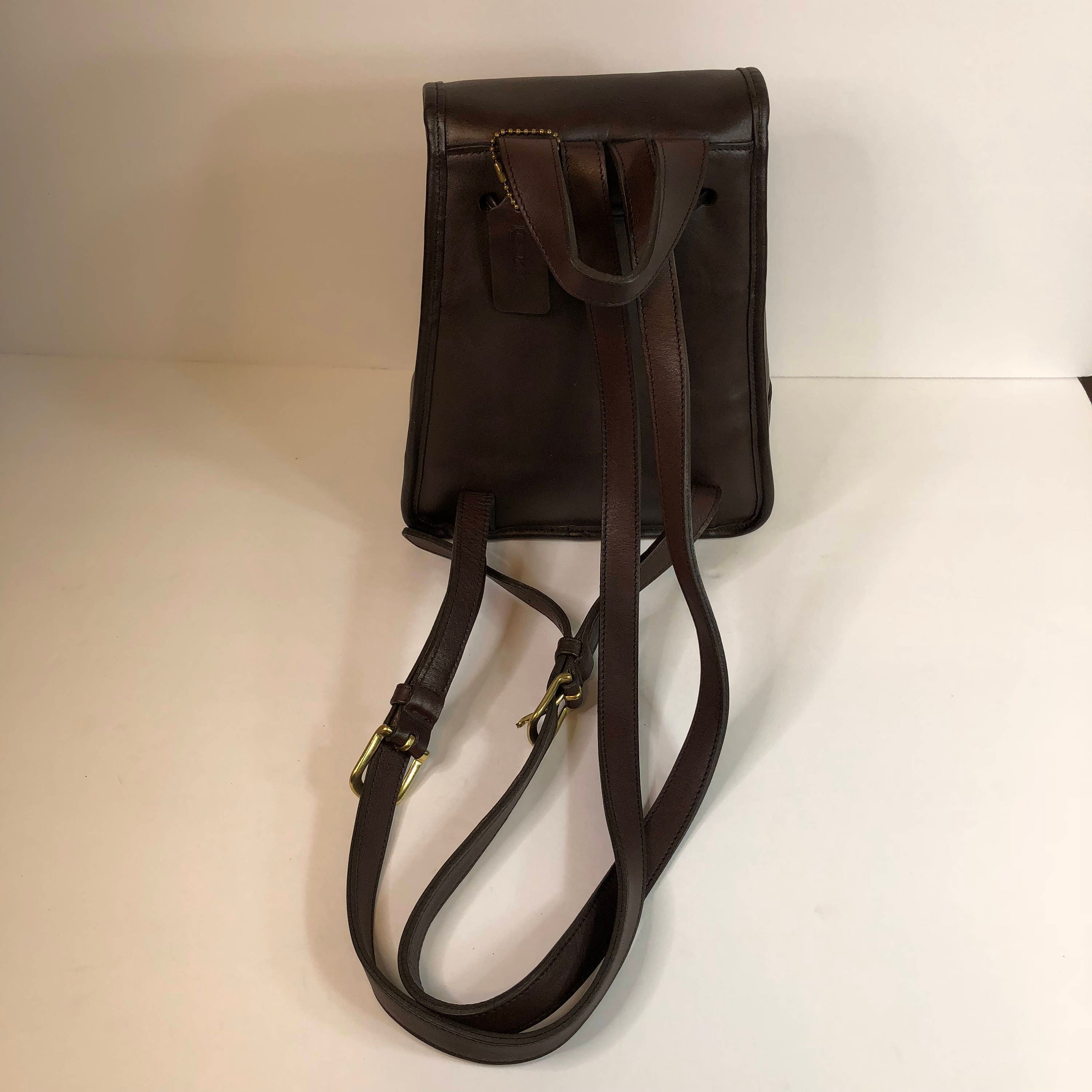 Vintage Coach Coach Backpack Mahogany Brown Made in U.S. 9860