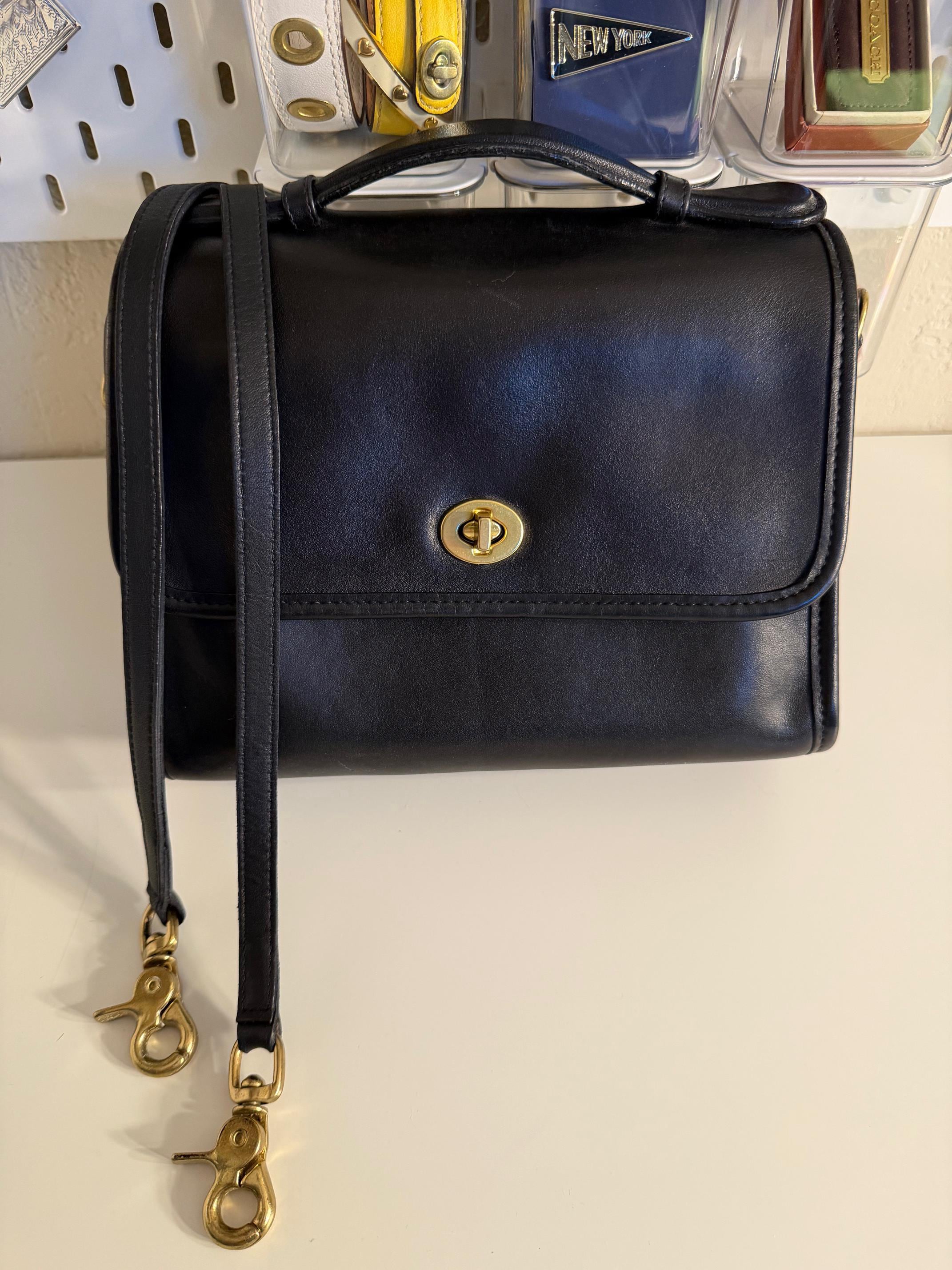 Coach Court Bag | 9870 | Black | Made in Costa Rica - Etsy