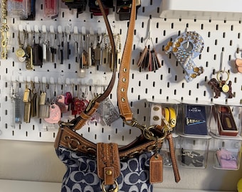 Vintage Coach Signature Denim Duffle 10405