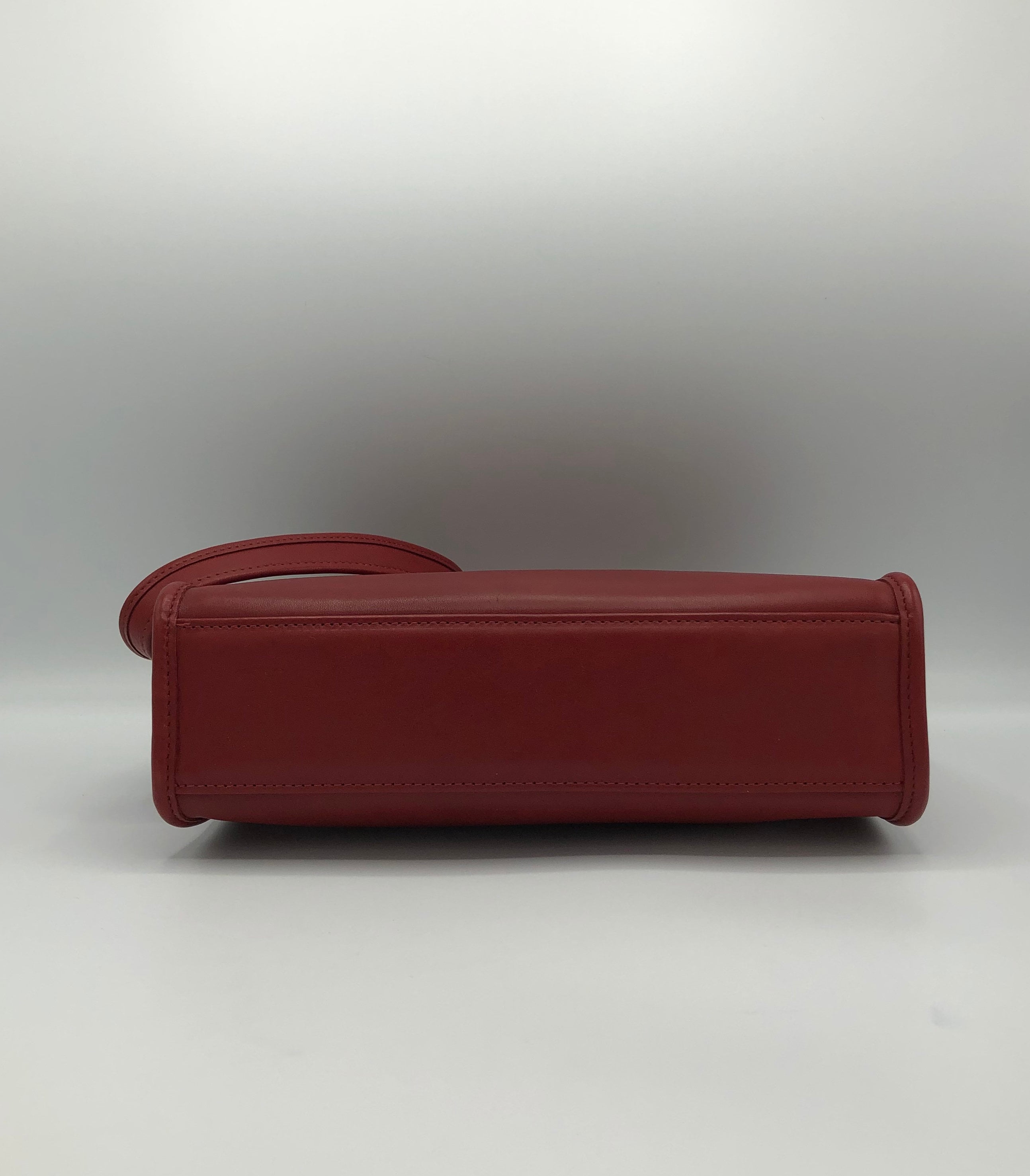 バッグ Vintage Coach Becket Shoulder Bag Red Vintage Coach Red Leather NYC Saddle Bag Shoulder Bag