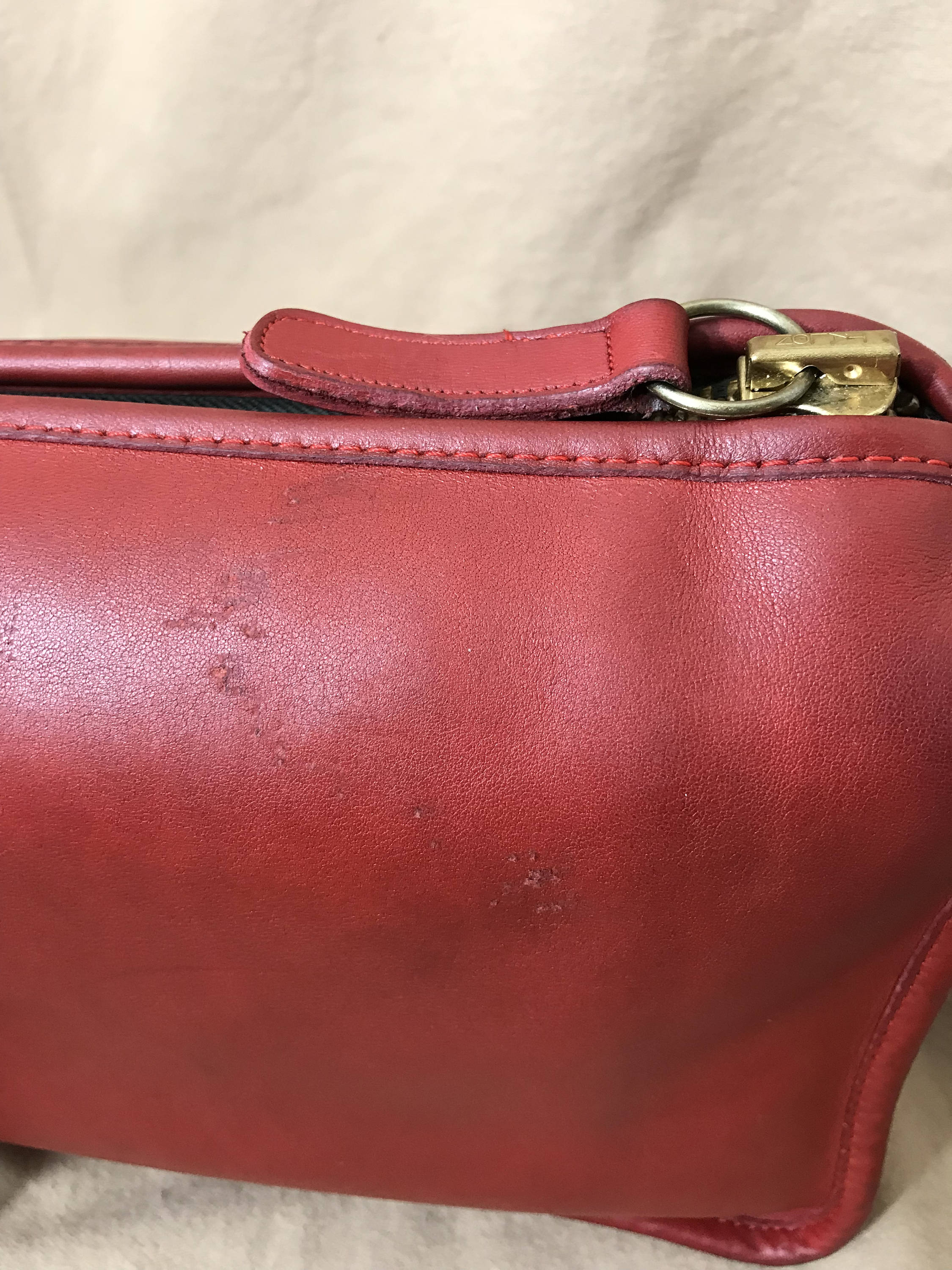 coach bag with pearl strap