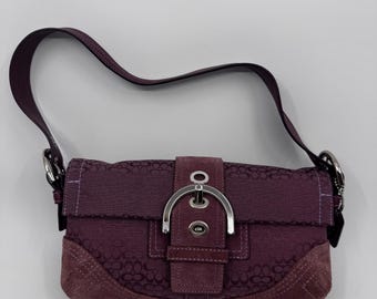 Coach Signature Mauve Pinkish Soho Shoulder Bag - 3826