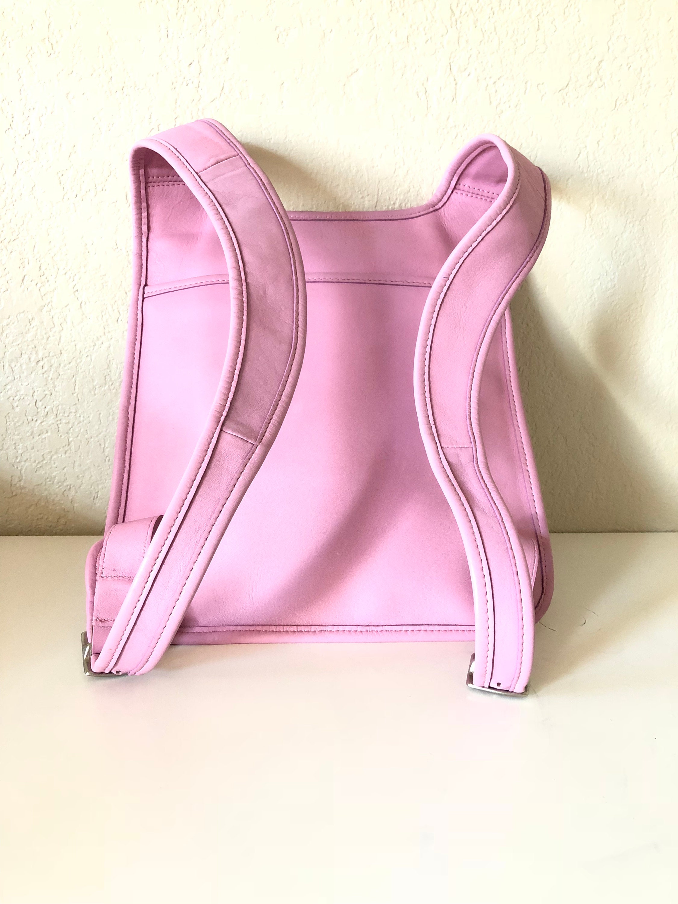 Rare Vintage Coach, Coach Bag, Coach Backpack, Pink, Backpack