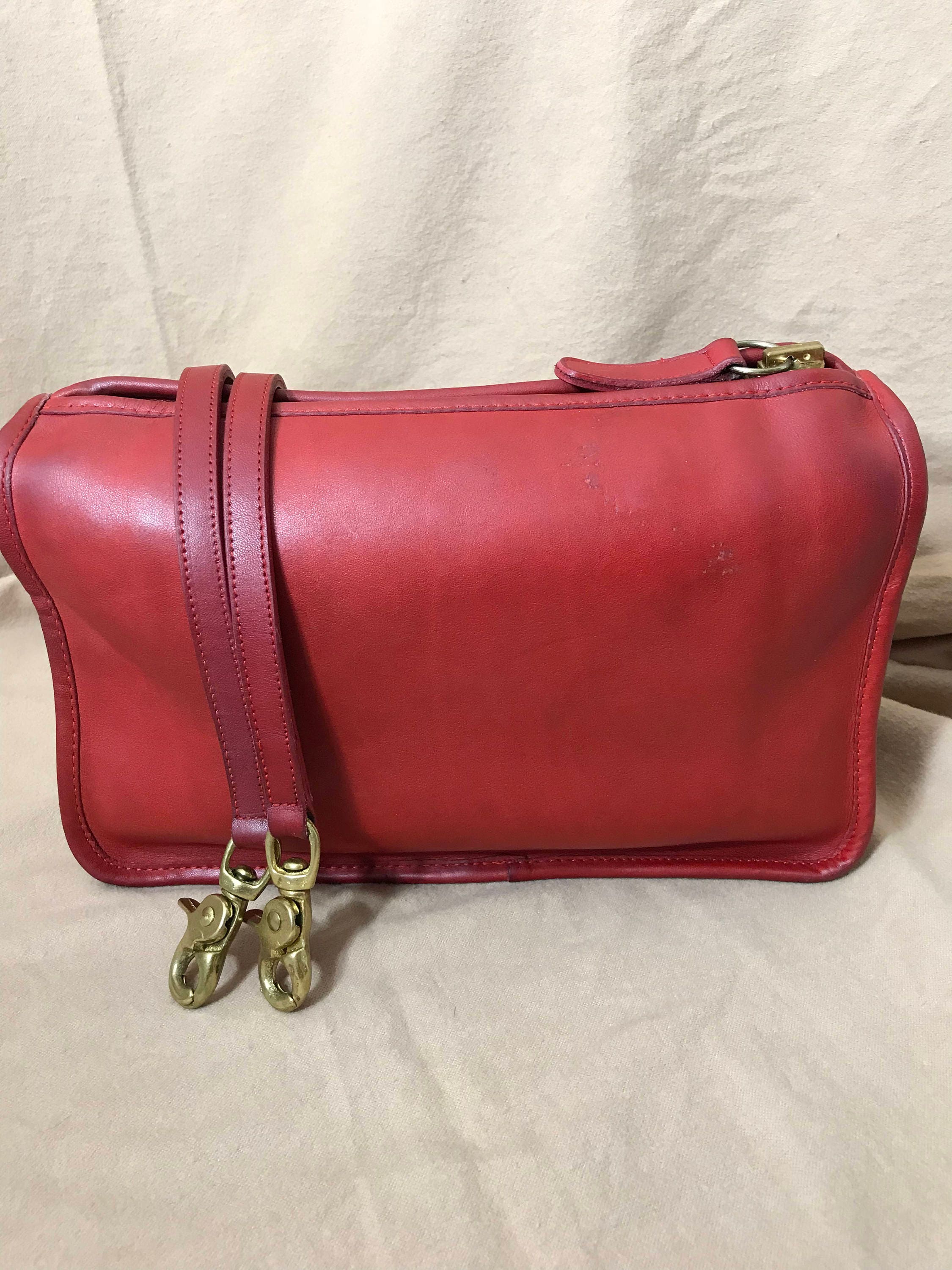 Vintage Coach | Red Coach | Shoulder Bag | Made in New York USA