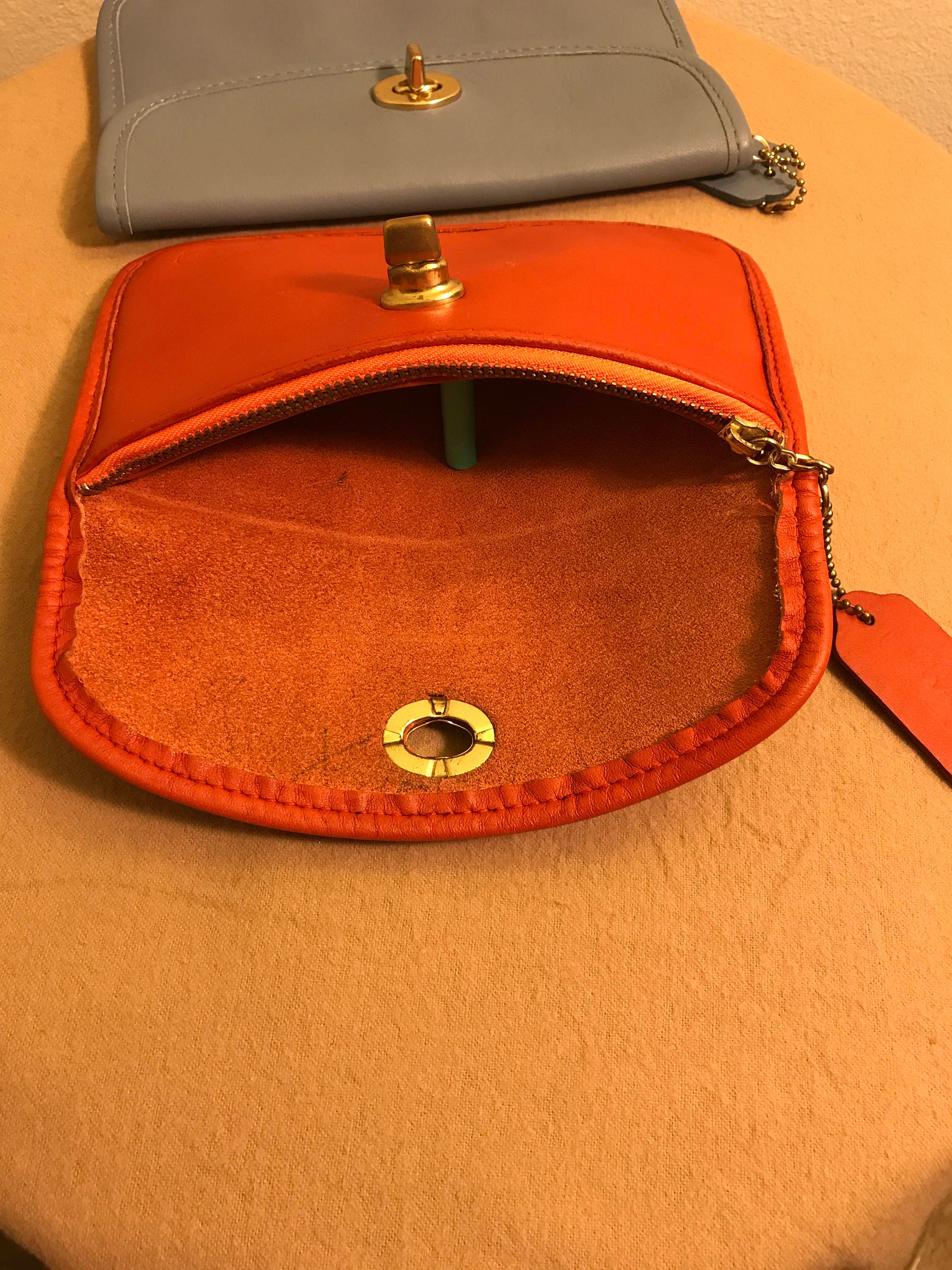 Vintage Coach Coach Wallet Orange