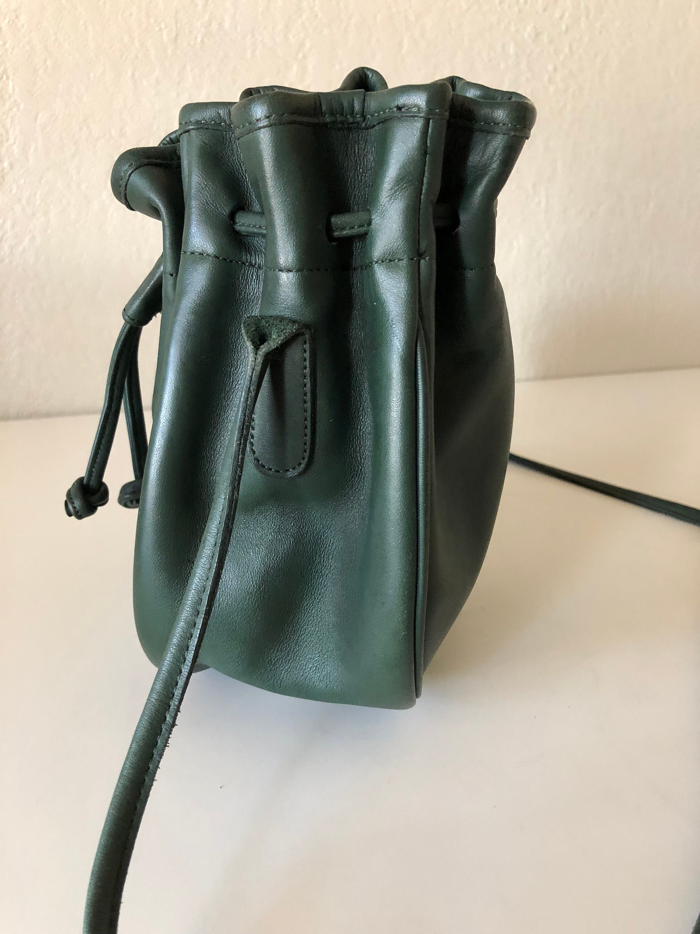 Vintage Coach Coach Bag Coach Green Cinch Bag