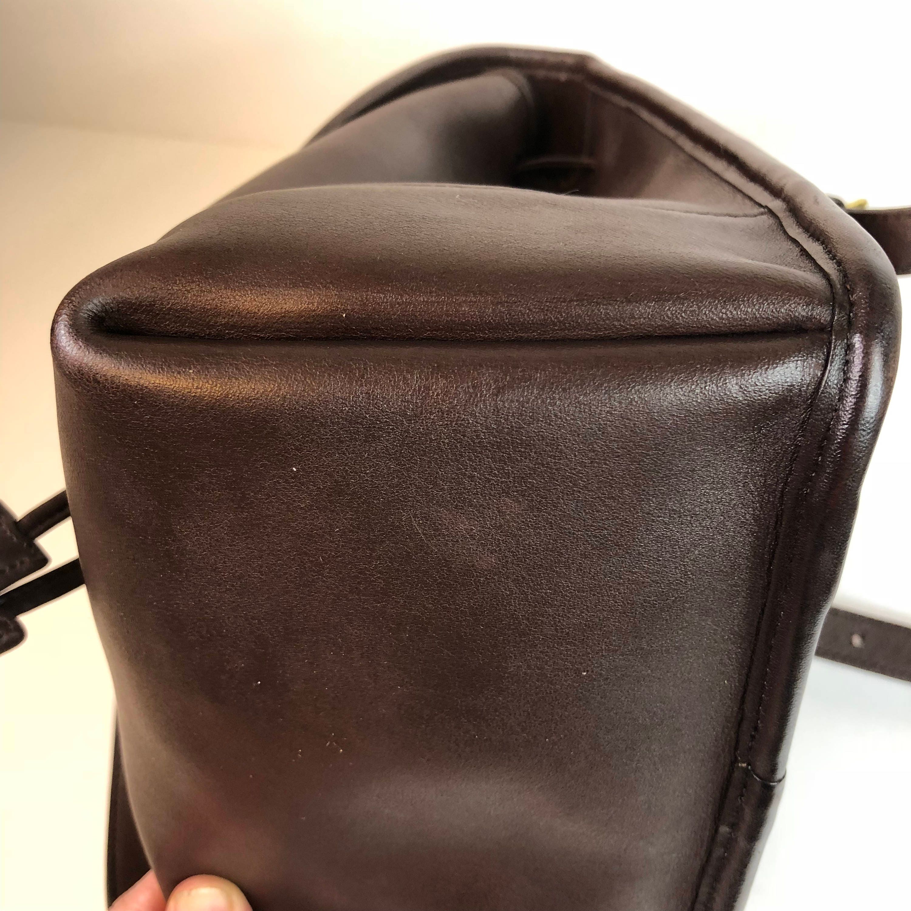 Vintage Coach Coach Backpack Mahogany Brown Made in U.S. 9860