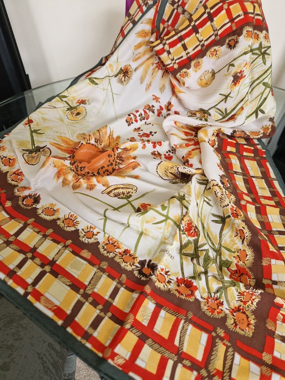 LOREDANO soft draping vintage but perfect silk sc… - image 1