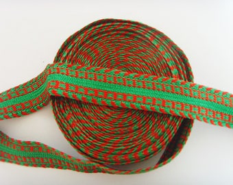 Ruban Galon Passementerie sfifa Rouge Vert Accessoire de Bijoux Couture .