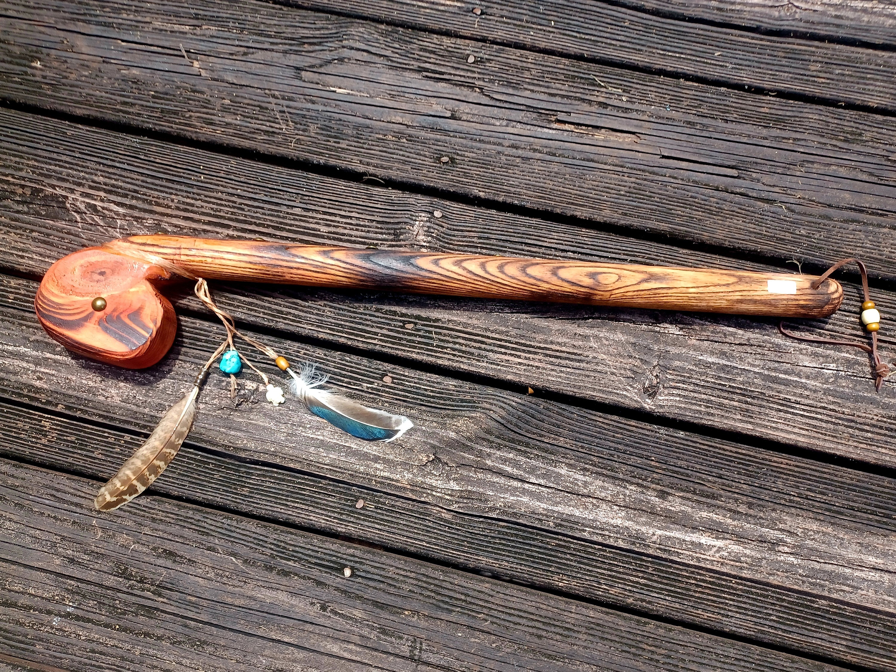 Native American Style Ball War Club# 49 - Etsy